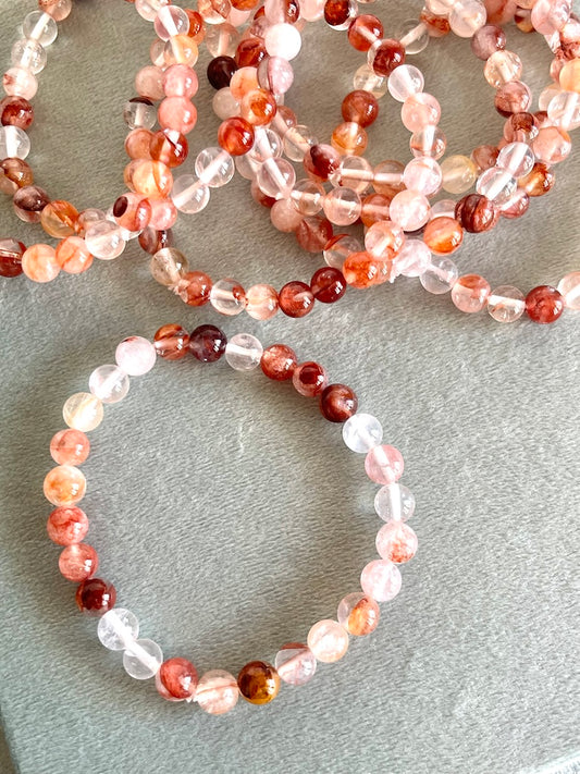 Bracciale Quarzo ematoide - Dinamismo e positività