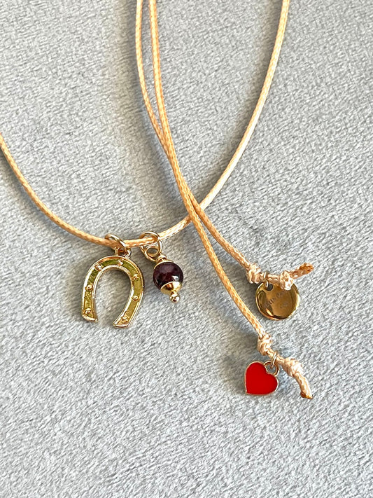 Collana di intenti "Forza e Resistenza" con Granato