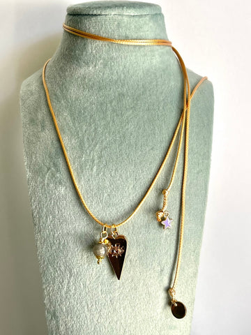 Collana di intenti "Vista interiore" con Labradorite