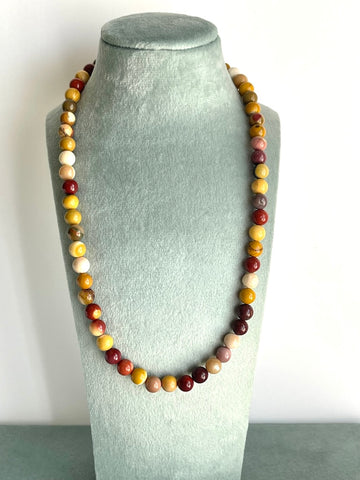 Collana in Mookaite o Mokaite - Promuove il cambiamento - Equilibrio emotivo