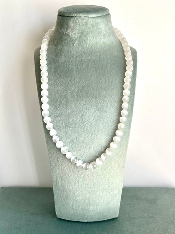 Collana in Selenite -Stella Dell'Anima - Collega Con Le Energie Cosmiche Più Sottili
