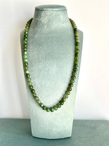 Collana in Giada  Birmana - Amore universale - Purificazione