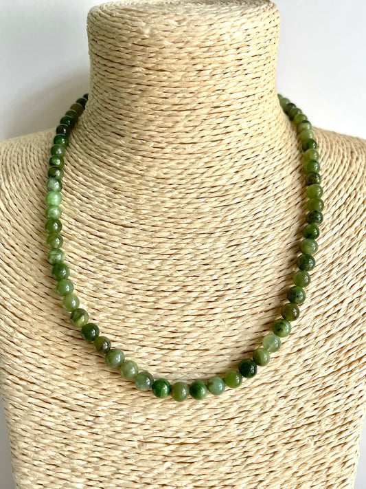 Collana in Giada  Birmana - Amore universale - Purificazione