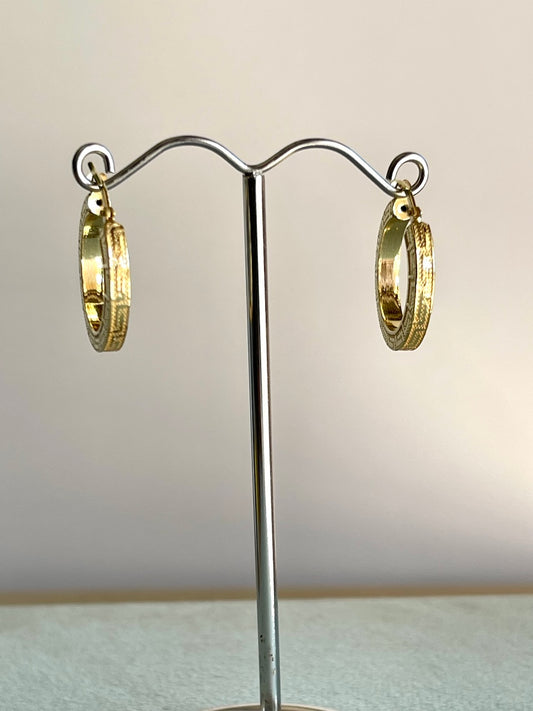 Orecchini a cerchio GRECA