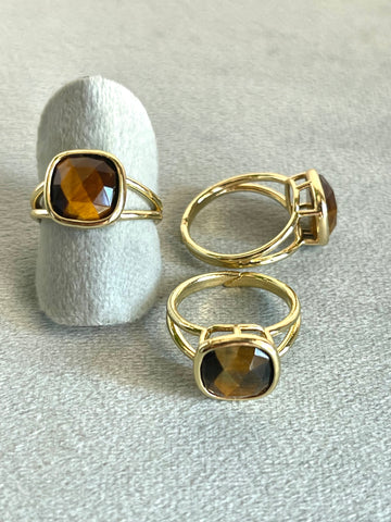 Anello con Occhio di tigre - CONCENTRAZIONE - EQUILIBRIO EMOTIVO - SICUREZZA