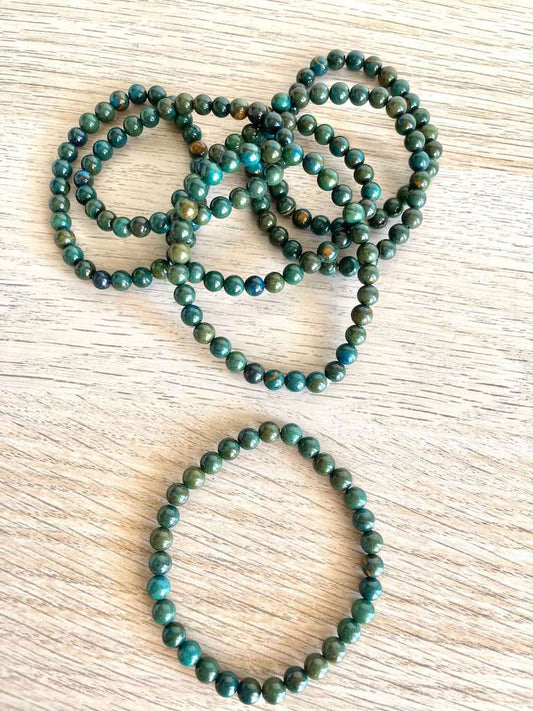 Bracciale in Crisocolla - Equilibrio - Riduce lo stress-