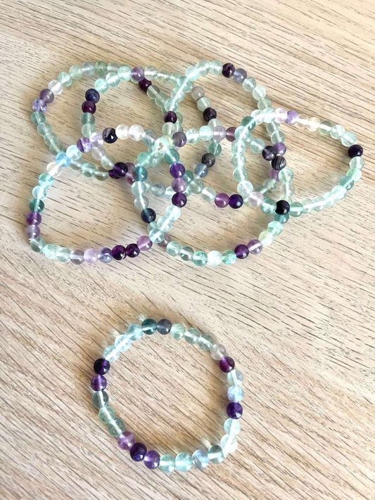 Bracciale in Fluorite - Arricchimento psichico e spirituale-