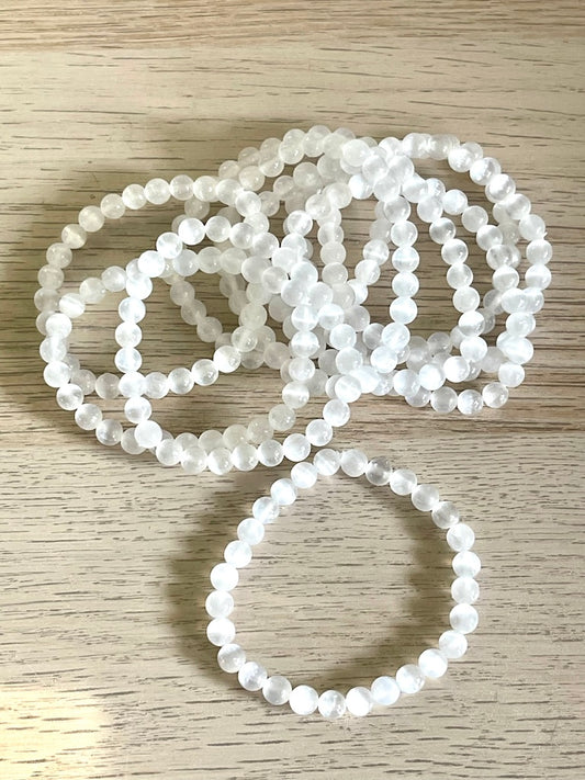 Bracciale in Selenite - Stella dell'Anima - Collega con le Energie Cosmiche più sottili