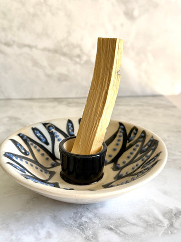 Brucia incenso e Palo santo in ceramica serie color