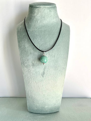 Ciondolo in Amazzonite - Chiarezza Sul Proprio Destino - Pietra Della Speranza - (qualità prima scelta)