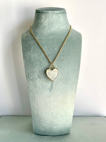 Ciondolo a cuore in Cristallo di rocca - Protezione Energetica - Cristallo Maestro