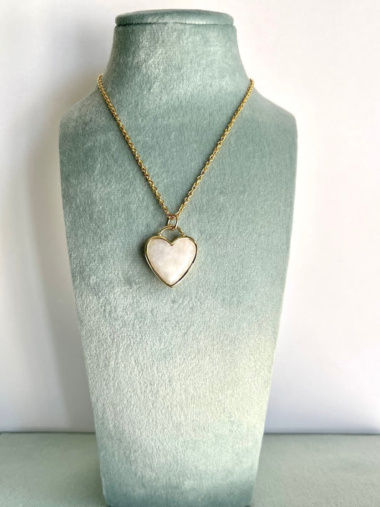 Ciondolo a cuore in  Labradorite - Poliedricità- Fascino - Magnetismo