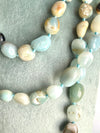 Collana lunga in Amazzonite - Chiarezza Sul Proprio Destino - Pietra Della Speranza -