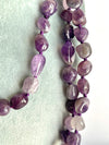 Collana lunga in Ametista - Concentrazione- Allontana Lo Stress- Saggezza