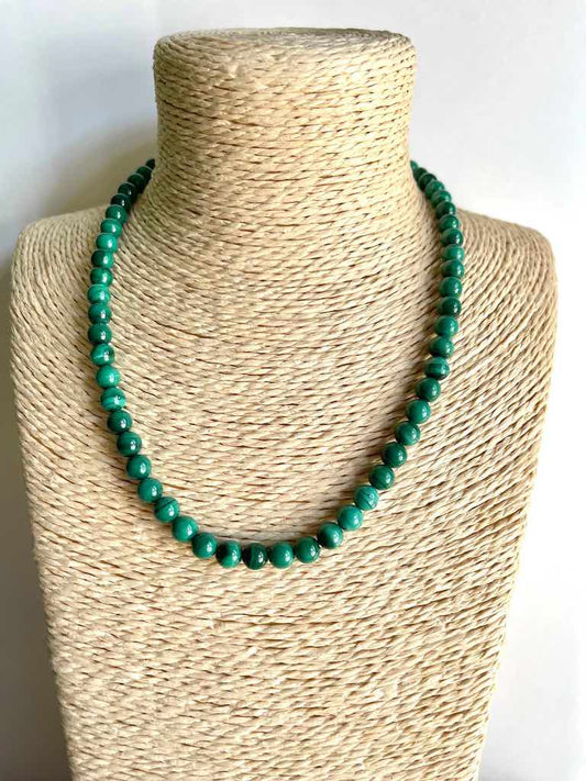 Collana in Malachite - Purifica- Fa Riemergere Pensieri Rimossi