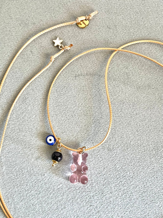 Collana INCANTELLA Protezione con Tormalina nera