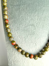 Collana in Unakite - Bilancia Le Emozioni - Allenta le tensioni - Concilia il sonno