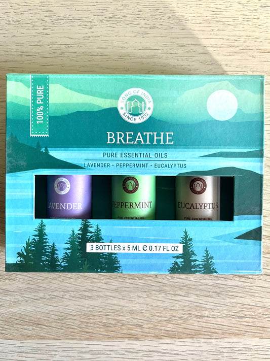 Set oli essenziali puri BREATHE