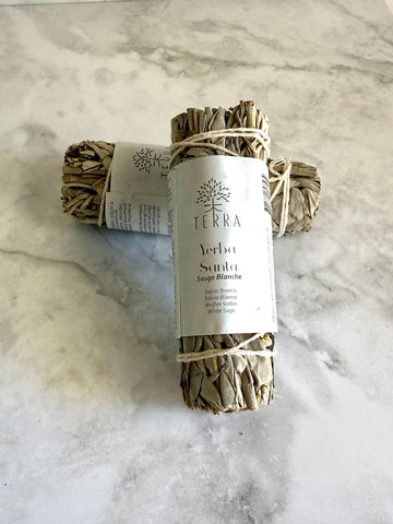 Smudge alla Salvia bianca e Yerba santa