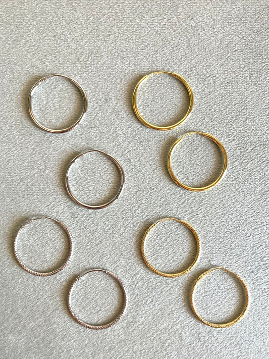 Orecchini a cerchio 2000 vibes