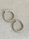 Orecchini a cerchio Popcorn (più misure disponibili)