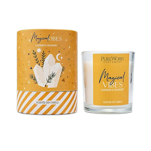 Candela "MAGICAL VIBES" lavanda e rosmarino
