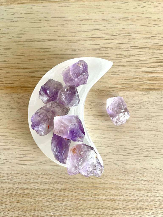 Ametista Burattata, Grezza, Chevron, Forme libere, Pietre del sollievo e Punte -Concentrazione-Allontana lo stress- Ricerca interiore