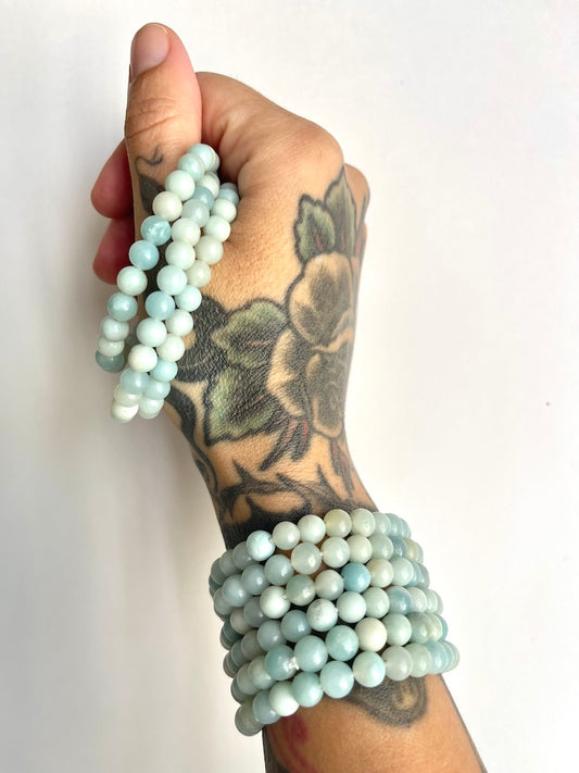 Bracciale Amazzonite - Chiarezza Sul Proprio Destino - Pietra Della Speranza -