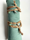 Bracciale in stoffa sari "Fortuna" con avventurina