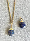 Pendente in Lapislazzuli  a goccia  - Comunicazione - Ricerca interiore