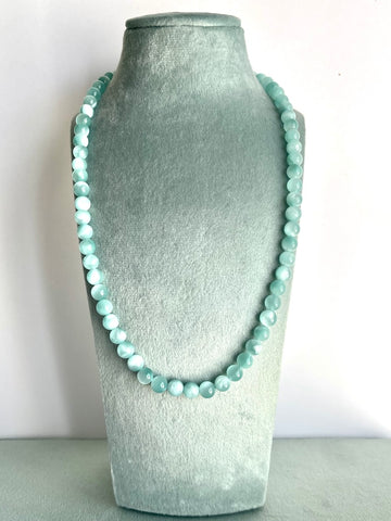 Collana in Larimar verde - Allegria - Acuisce le percezioni