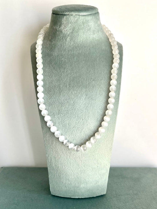 Collana in Selenite -Stella Dell'Anima - Collega Con Le Energie Cosmiche Più Sottili