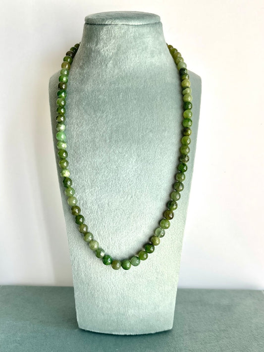 Collana in Giada  Birmana - Amore universale - Purificazione