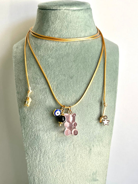 Collana INCANTELLA Protezione con Tormalina nera