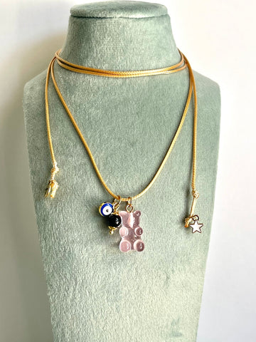 Collana INCANTELLA Protezione con Tormalina nera