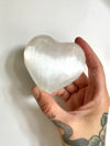 Cuore in Selenite - Stella dell'Anima - Collega con le Energie Cosmiche più sottili