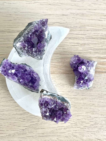 Cluster- Drusa Ametista - Protezione energetica ambienti- Ricarica cristalli