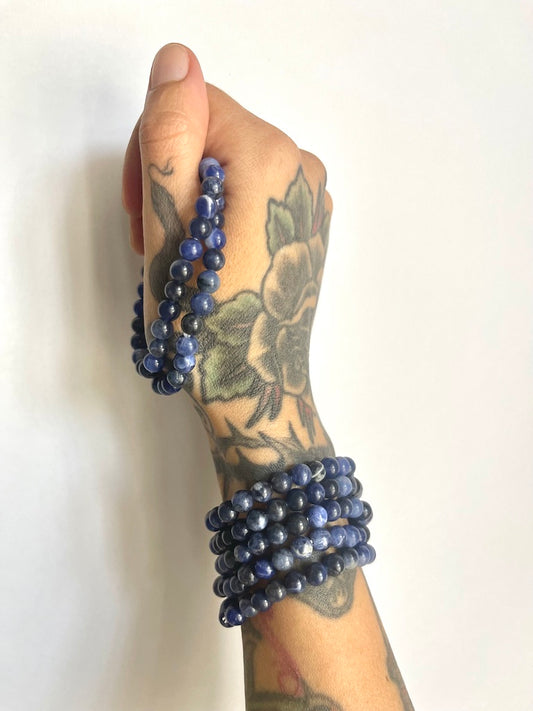 Bracciale in Sodalite -  Ricerca Della Verità- Aiuta Nella Comunicazione