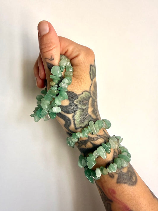 Bracciale in cips di Avventurina - Equilibrio - Abbondanza