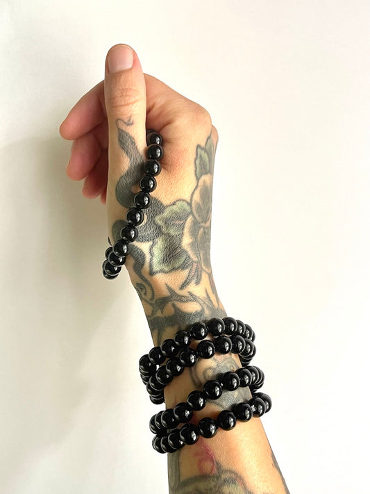 Bracciale in Onice - Maturità - Forza fisica e spirituale- Equilibrio