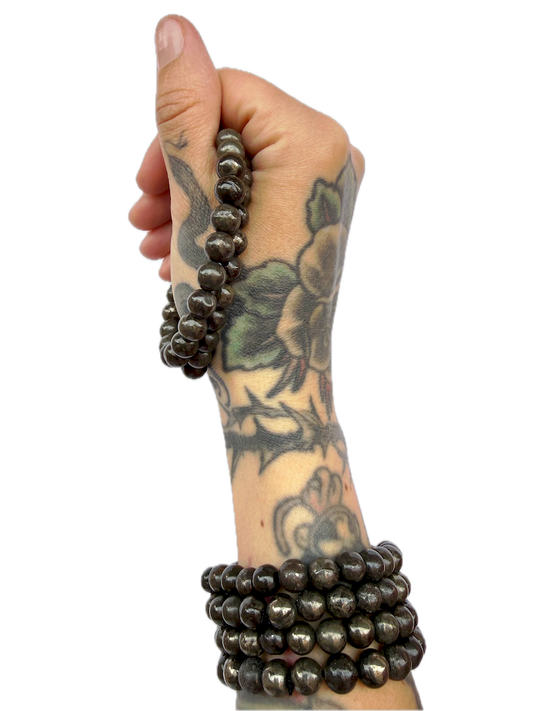 Bracciale in pirite - Fortuna - Gioia - Ottimismo