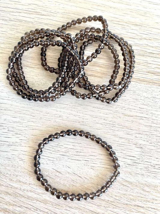 Bracciale in Quarzo Fumé - Forte scudo protettivo- Assorbe energie accumulate