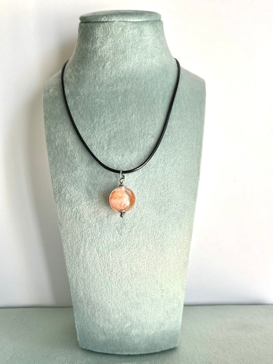 Pendente in Quarzo Ematoide - Dinamismo e positività - Effetto calmante