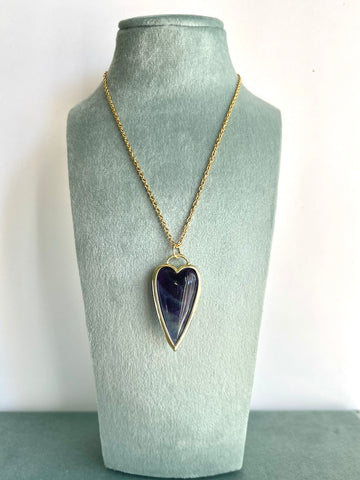 Pendente con Fluorite arcobaleno - Arricchimento Psichico E Spirituale-