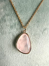Pendentif en quartz rose de la collection Rêve - Joie et lumière intérieure