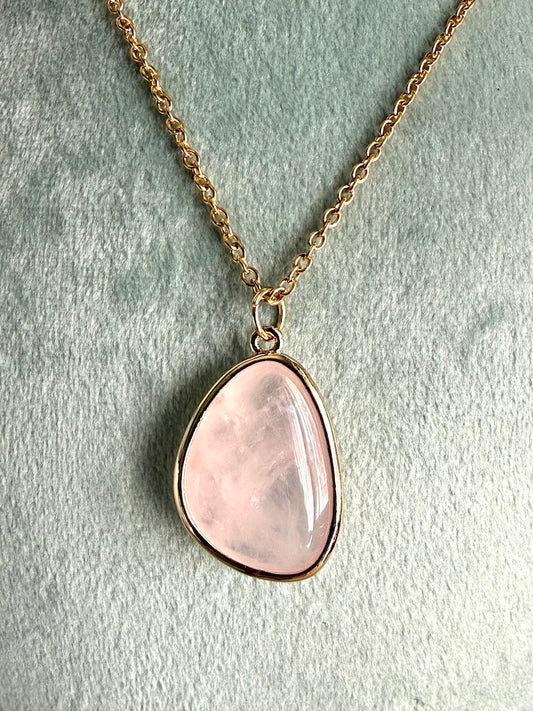 Ciondolo Quarzo rosa Collezione Sogno - Gioia e luce interiore