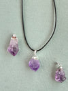 Amethyst Druzy Pendant - Energy Recharge and Protection