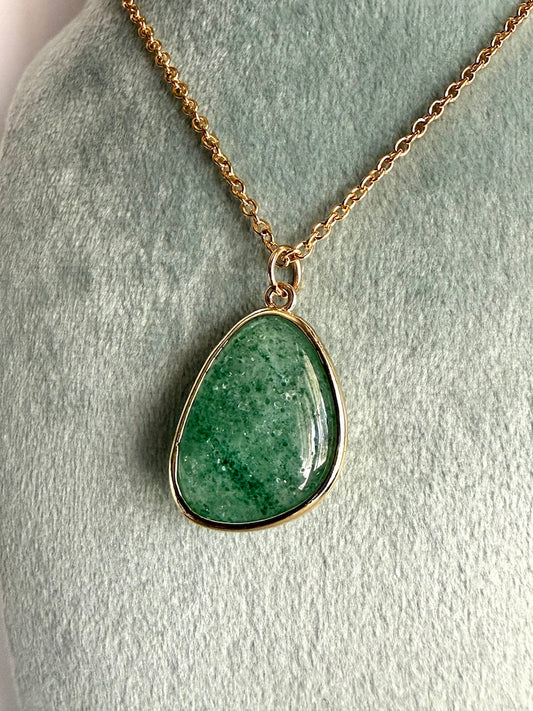 Ciondolo in Avventurina Collezione Sogno - Abbondanza - rIcerca interiore