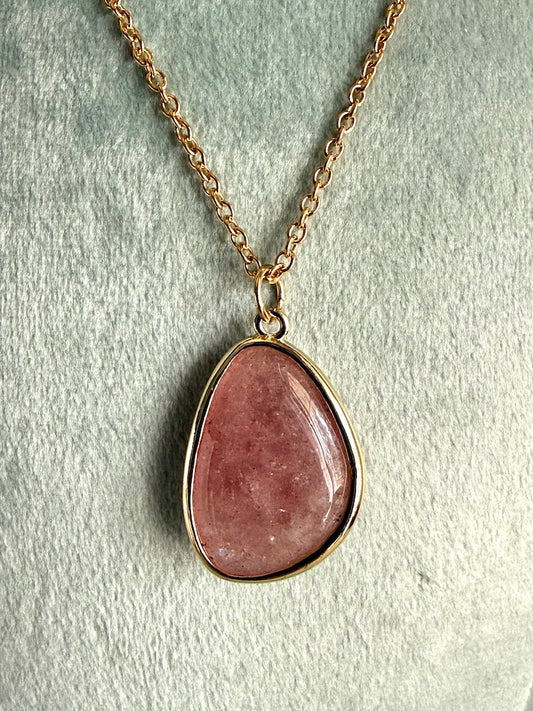 Ciondolo in Quarzo fragola Collezione sogno - Allegria