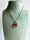 Collana Rose con corniola
